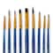 Brown Synthetic Acrylic 9 Piece Brush Combo by Artist's Loft® Necessities™
